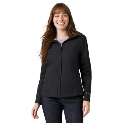 Free Country Women's X2o Packable Rain Jacket In Black