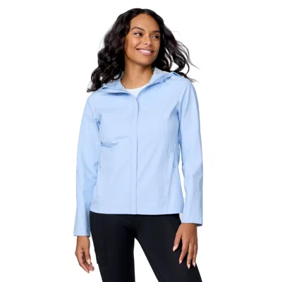 Free Country Women's X2o Packable Rain Jacket In Grey