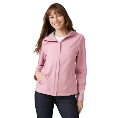 Free Country Women's X2o Packable Rain Jacket In Pink