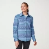 Free Country Womens Fleece Lightweight Jacket In Blue