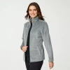 Free Country Womens Fleece Midweight Jacket In Gray