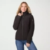 Free Country Womens Hooded Water Resistant Midweight Softshell Jacket In Multi