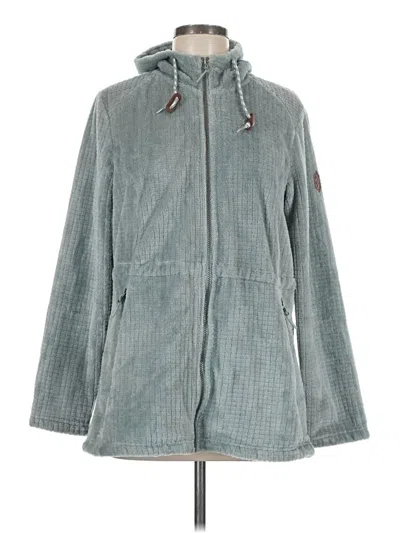 Pre-owned Free Country Zip Up Hoodie In Blue