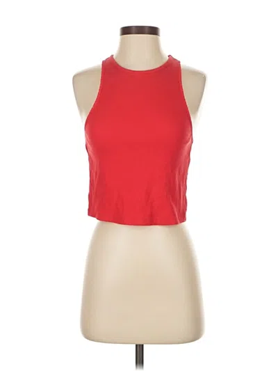 Pre-owned Free-est By Free People Tank Top Red Halter Neckline Tops