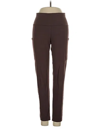 Pre-owned Free Fly Active Pants In Brown