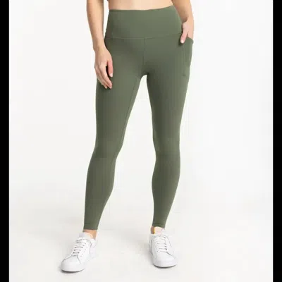 Free Fly All Day Pocket Legging In Agave Green In Multi