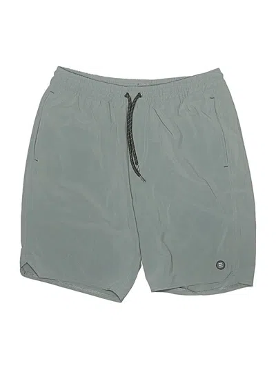 Pre-owned Free Fly Athletic Shorts In Green