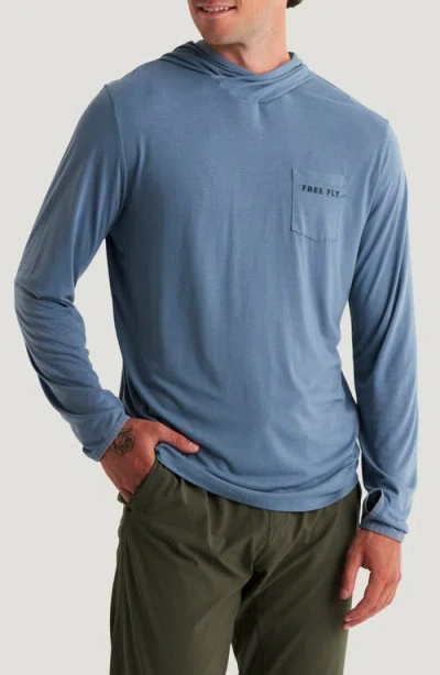 Free Fly Bait And Tackle Hoodie In Blue