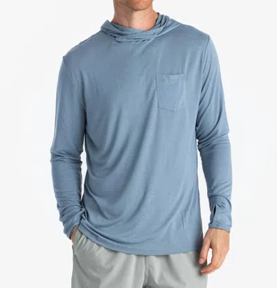 Free Fly Bamboo Lightweight Hoodie In Blue Fog