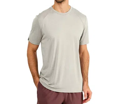 Free Fly Bamboo Lightweight Short Sleeve In Sandstone In Silver