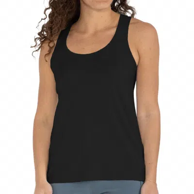 Free Fly Bamboo Racerback Tank Top In Black