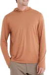 Free Fly Bamboo Shade Hoody In Desert Sun In Multi