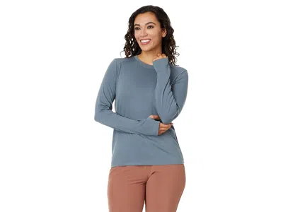 Free Fly Bamboo Shade Long Sleeve Ii In Blue