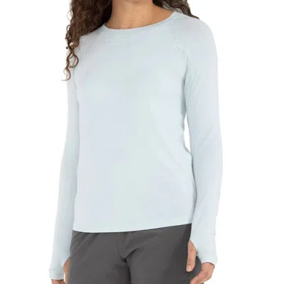 Free Fly Bamboo Shade Long Sleeve In Tide Pool In Multi