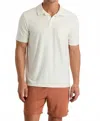 Free Fly Bamboo Slub Polo Ii In Sea Salt In White