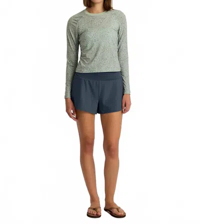Free Fly Bamboo-lined Active Breeze Short In Storm Cloud In Gray