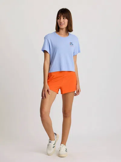 Free Fly Bamboo-lined Active Breeze Short In Tigerlily In Blue