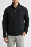 Free Fly Bonded Grid Fleece Pullover In Black
