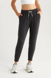 Free Fly Brushed Fleece Joggers In Black