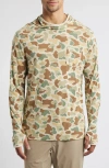 Free Fly Camouflage Lightweight Upf 20+ Hoodie In Vintage Camo
