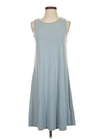 Pre-owned Free Fly Casual Dress In Blue