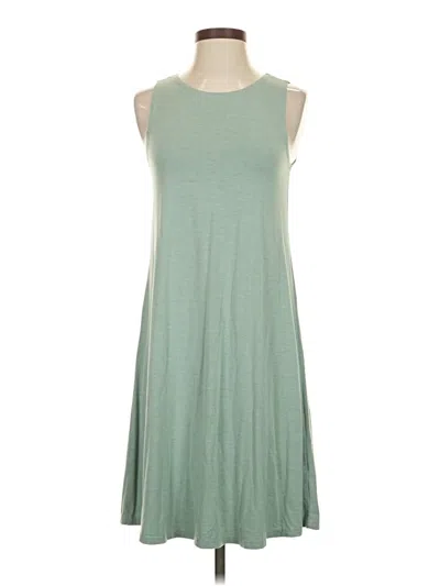 Pre-owned Free Fly Casual Dress In Green