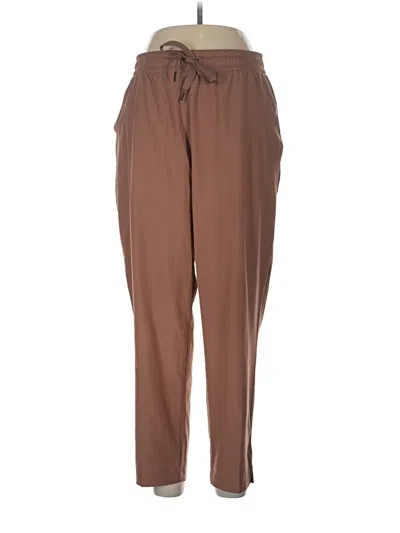 Pre-owned Free Fly Casual Pants In Brown