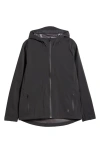 Free Fly Cloudshield Waterproof Hooded Rain Jacket In Black Sand