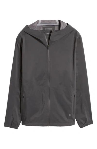 Free Fly Cloudshield Waterproof Hooded Rain Jacket In Black Sand
