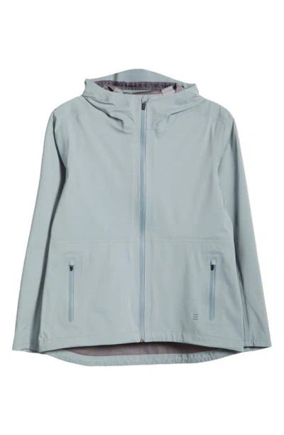 Free Fly Cloudshield Waterproof Hooded Rain Jacket In Gray