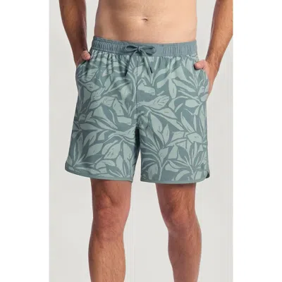 Free Fly Downshore Swim Trunks In Green