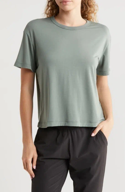 Free Fly Elevate Boxy T-shirt In Agave Green