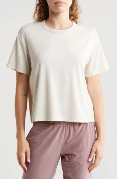 Free Fly Elevate Boxy T-shirt In Heather Birch