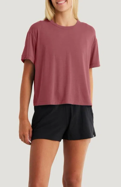 Free Fly Elevate Boxy T-shirt In Pink