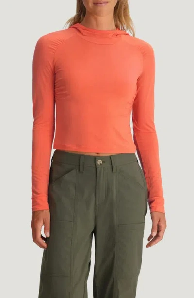 Free Fly Elevate Fitted Lightweight Performance Hoodie In Pink