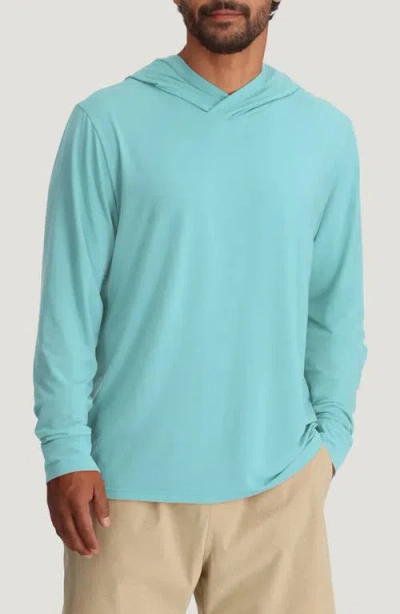 Free Fly Elevate Lightweight Performance Hoodie In Blue
