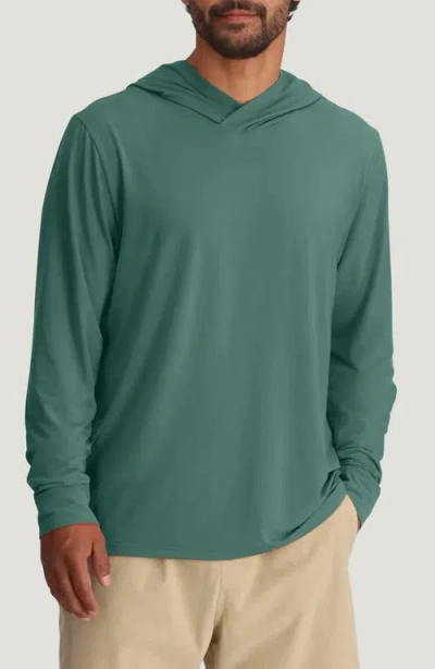 Free Fly Elevate Lightweight Performance Hoodie In Green