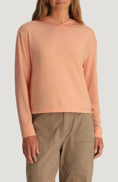 Free Fly Elevate Lightweight Performance Hoodie In Orange