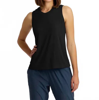 Free Fly Elevate Lightweight Tank In Black In Yellow