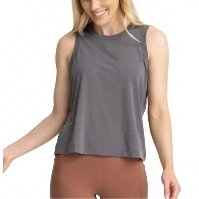 Free Fly Elevate Lightweight Tank Top In Smoke In Gray