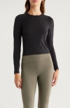 Free Fly Elevate Long Sleeve Performance T-shirt In Black