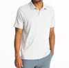 Free Fly Elevate Polo Shirt In Aspen Grey In Multi