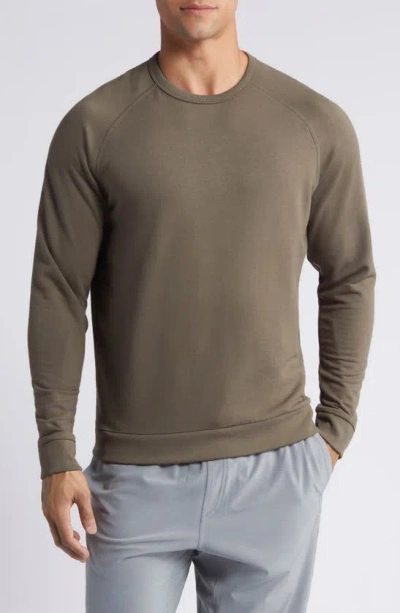 Free Fly Fleece Crewneck Sweatshirt In Fatigue