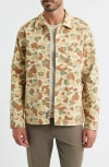 Free Fly Folly Stretch Cotton Twill Chore Coat In Green
