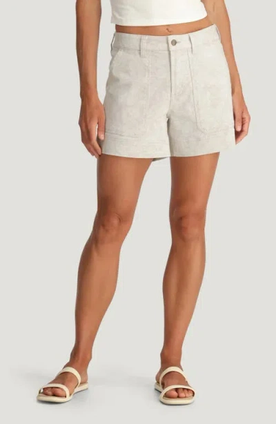 Free Fly Folly Stretch Cotton Twill Shorts In Gray