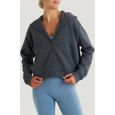 Free Fly Full Zip Hoodie In Blue