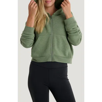 Free Fly Full Zip Hoodie In Green