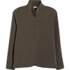 Free Fly Grid Bonded Fleece Zip Jacket In Green