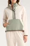 Free Fly Gridback Fleece Lined Pullover In Neutral
