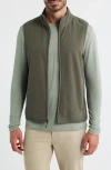 Free Fly Gridback Fleece Lined Vest In Green